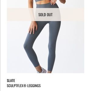 setactive SLATE sculptflex ribbed legging SOLD OUT